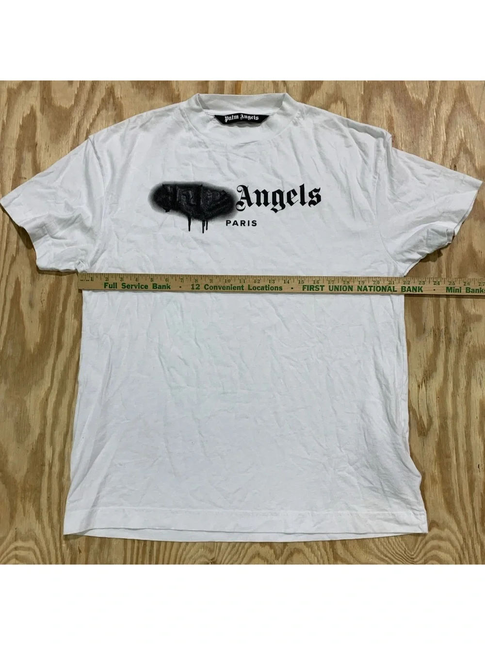 PALM ANGELS PARIS SPRAY LOGO TEE XL - Picture 4 of 7